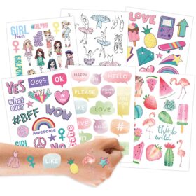 Metallic Tattoos - Pop Art