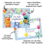 12 Einladungskarten zum Geburtstag – Monster