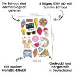 Metallic Tattoos - Summerjam