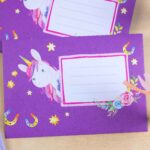 Briefblock Set - Einhorn - Set 2