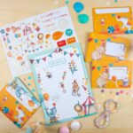 Briefblock Set - Zirkus - Set 3