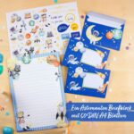 Briefblock Set - Astronauten - Set 4