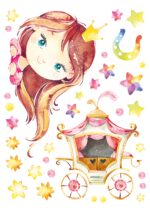Wandtattoos - Einhorn - Set 2