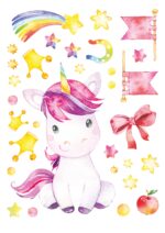 Wandtattoos - Einhorn - Set 2