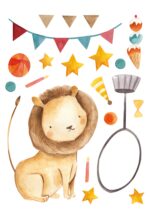 Wandtattoos - Zirkus - Set 3