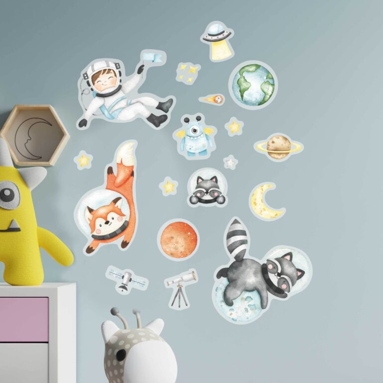 Wandtattoos - Astronauten - Set 4