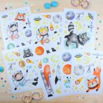 Wandtattoos - Astronauten - Set 4