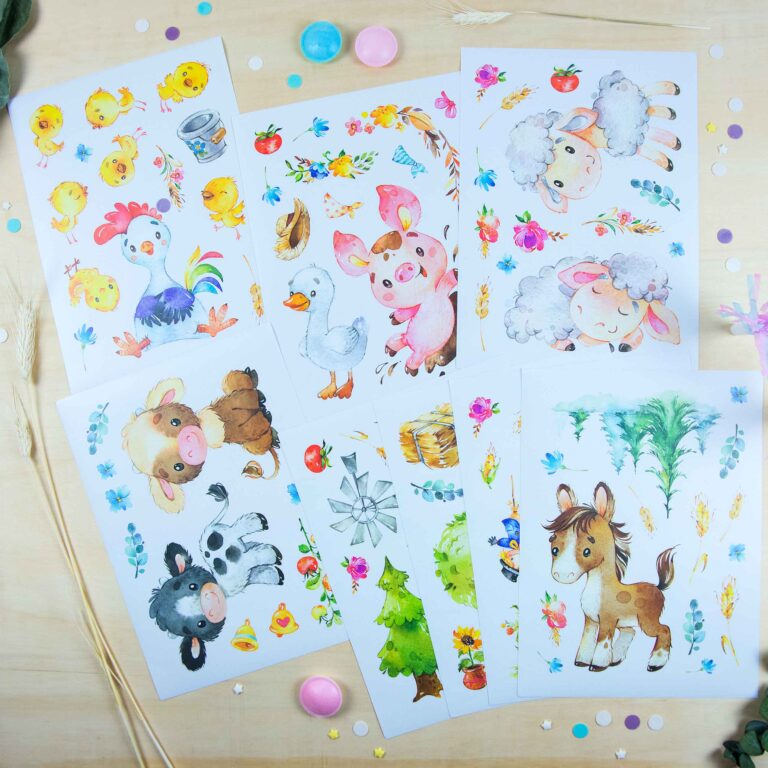 Wandtattoos - Farm - Set 7