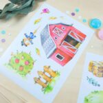 Wandtattoos - Farm - Set 7