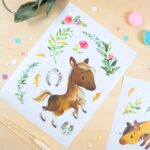 Wandtattoos - Pferde - Set 8