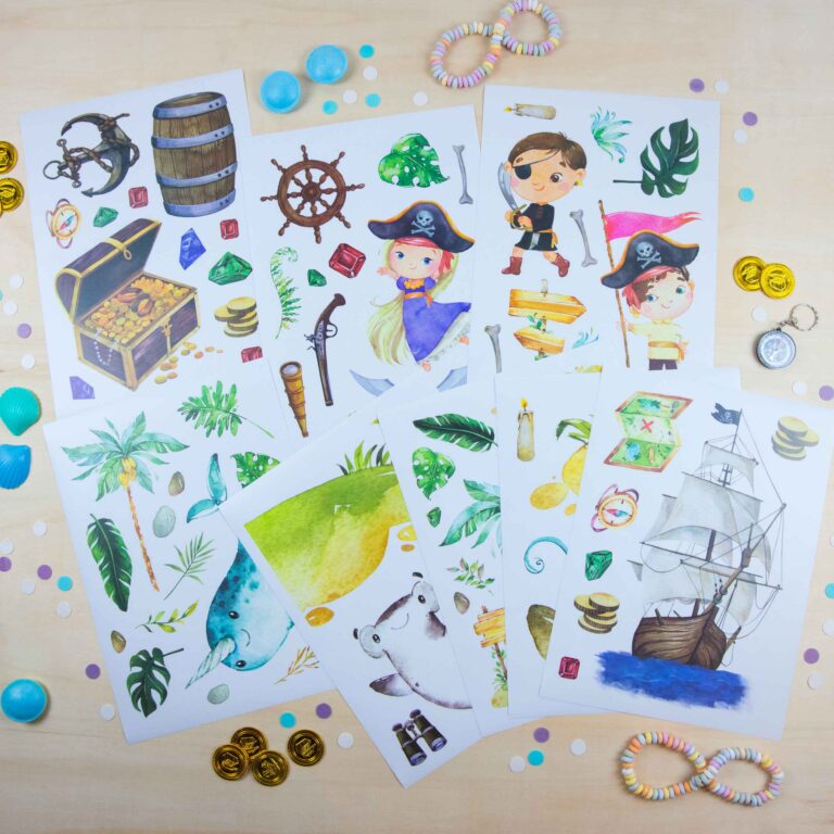 Wandtattoos - Piraten - Set 9