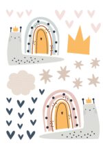 Wandtattoos - Regenbogen - Set 10