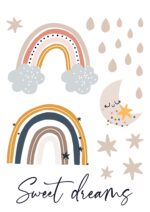 Wandtattoos - Regenbogen - Set 10