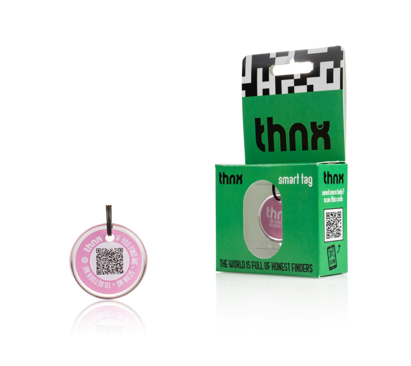 thnx tag S pink
