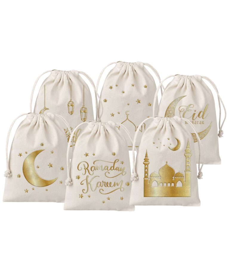 Ramadan Geschenksäckchen - 6er - Set 1