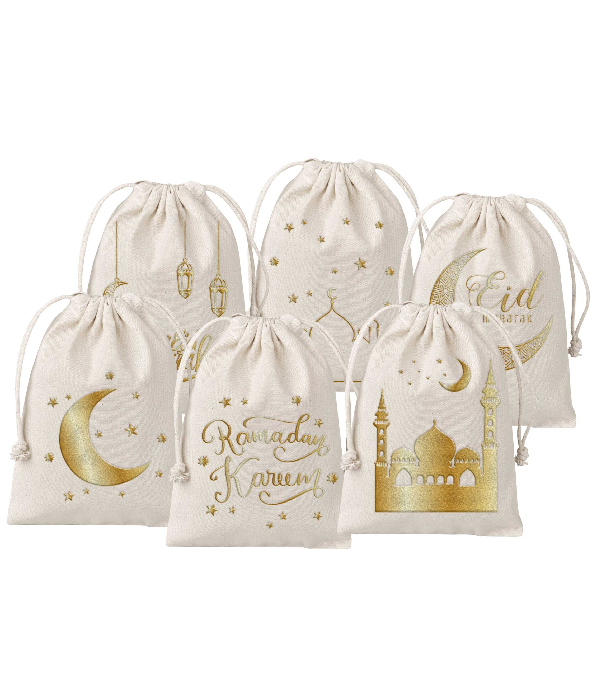 Ramadan Geschenksäckchen - 6er - Set 1