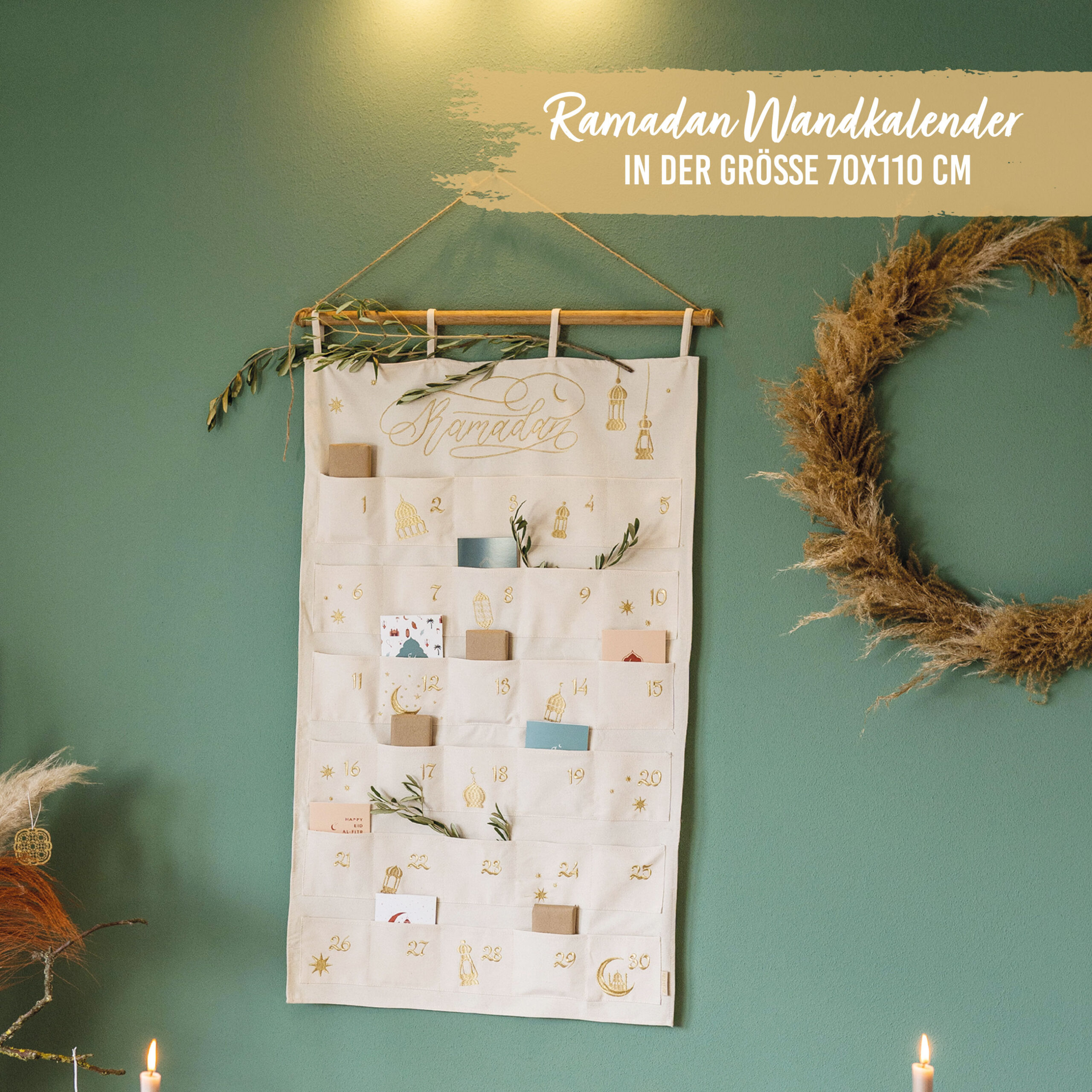 Wandteppich Ramadan Kalender - Set 3