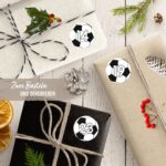 24 Adventskalender Zahlenaufkleber - Design 47 - Fussbälle – Bild 4