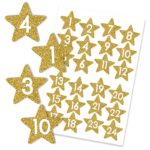 Adventskalender Zahlenaufkleber 53
