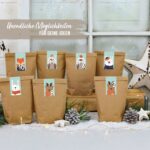 24 Adventskalender Zahlenaufkleber – Waldtiere Nr61 – Bild 5