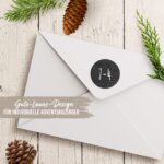 24 Adventskalender Zahlenaufkleber – Rechenaufgaben  Nr68 – Bild 7