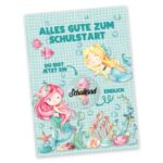 Postkarte + einzelner Button - Set 4