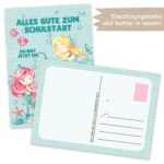 Postkarte + einzelner Button - Set 4 – Bild 2