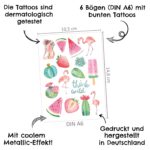 Metallic Tattoos - Pop Art – Bild 6