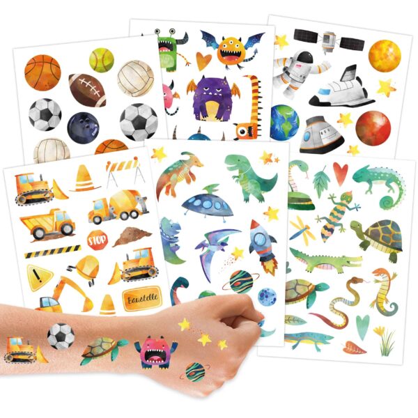 Metallic Tattoos - Bagger & Dino