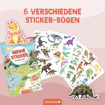 Stickerblock Dinosaurier – Bild 3