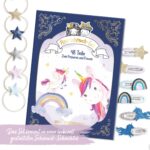 48 Haarspangen & Haargummies – Einhorn – Bild 2