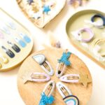 48 Haarspangen & Haargummies – Einhorn – Bild 4