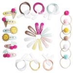 48 Haarspangen & Haargummies – Eis