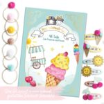 48 Haarspangen & Haargummies – Eis – Bild 2