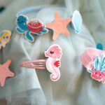 Haarschmuck Set – Haarreif mit Patches – Meerjungfrau – Bild 3