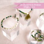 4 Perlenarmbänder – BE HAPPY und STAY STRONG – Bild 4