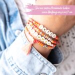 4 Perlenarmbänder – I LOVE YOU und BEST MOM – Bild 3