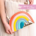 Kinderhandtasche – Regenbogen bunt – Bild 2