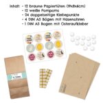 Hasentüte mit Pompom und Ohren - Set 4 - Packpapier – Bild 2