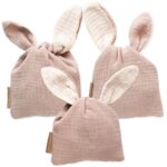 3 Hasenbeutel Musselin Beige Set 02