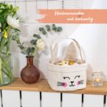 Osterkorb Hase Canvas Rosa Set 01 – Bild 3