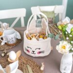 Osterkorb Hase Canvas Rosa Set 01 – Bild 5