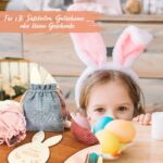 2 Ostersäckchen Musselin mit Holzcutouts Set 02 – Bild 3