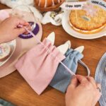 2 Ostersäckchen Musselin mit Holzcutouts Set 02 – Bild 6