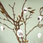 8 Pappmaché Ostereier bedruckt Set 01 – Bild 3