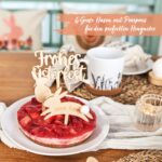 Kuchenstecker aus Holz mit Pompons Set 01 – Bild 3