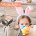 4 Serviettenringe Musselin Pastell Hasenohren Set 01 – Bild 3