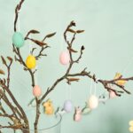 6 Filzostereier pastell zum Aufhängen Set 01 – Bild 4