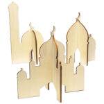 3 Ramadan Deko Holzhäuser