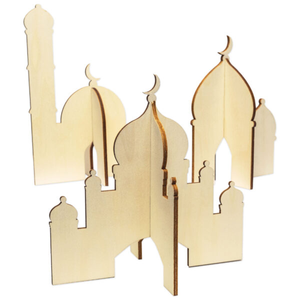 3 Ramadan Deko Holzhäuser